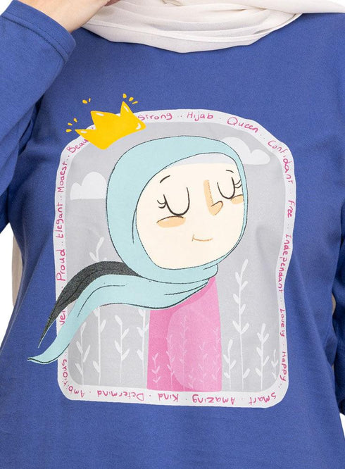 Castle Printed Long - Sleeve Design 56 - Khotwh